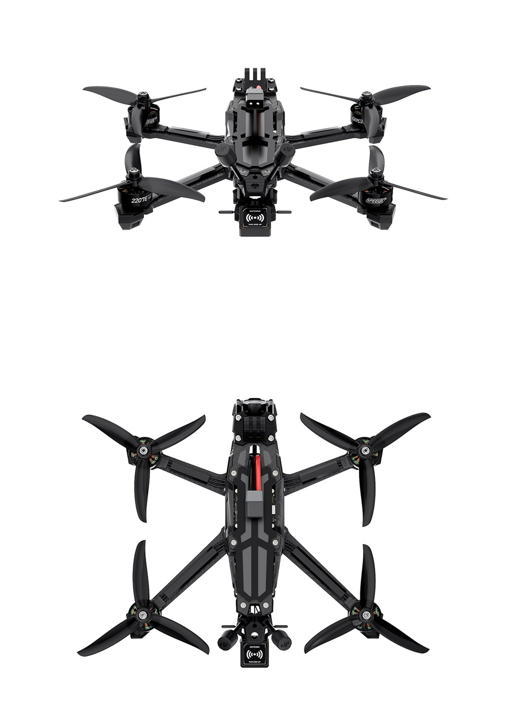 GEPRC Vapor X5 O4 Pro 230mm 5 Inch 6S GPS Freestyle RC FPV Racing Drone PNP BNF with 2207E 1960 KV Motor