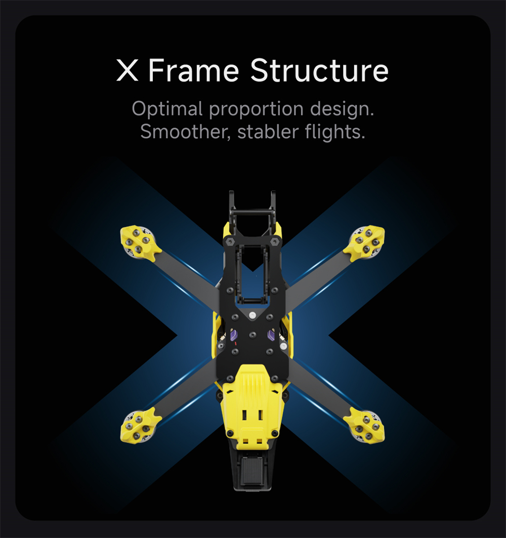 SpeedyBee Master 3X Modular 171mm 4S F4 FPV Racing Drone PNP BNF with O4 Pro / Power Version Optional