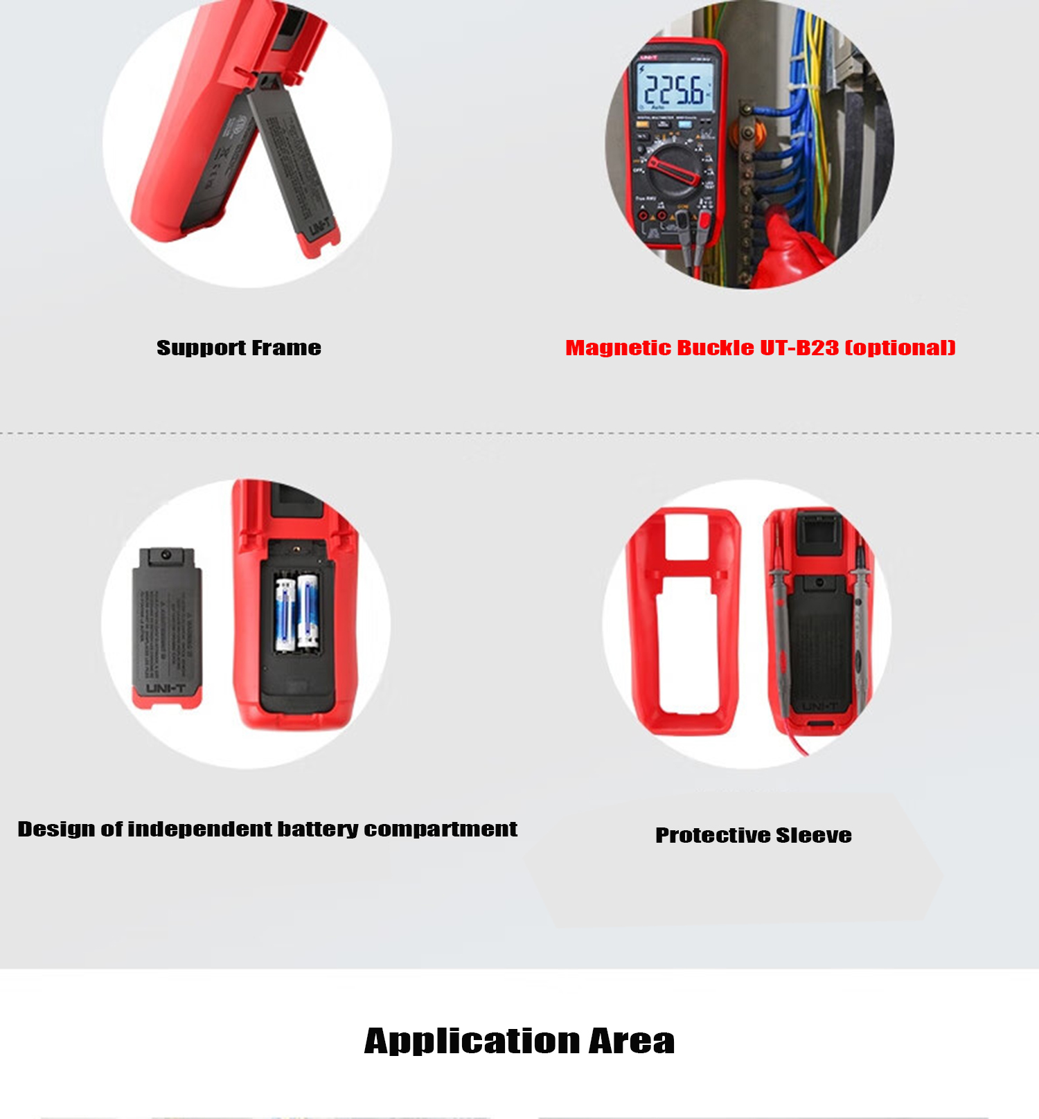 UNI-T UT15B MAX True RMS Digital Multimeters Voltmeter Auto Range Ammeter Frequency Capacitance Tester VFD