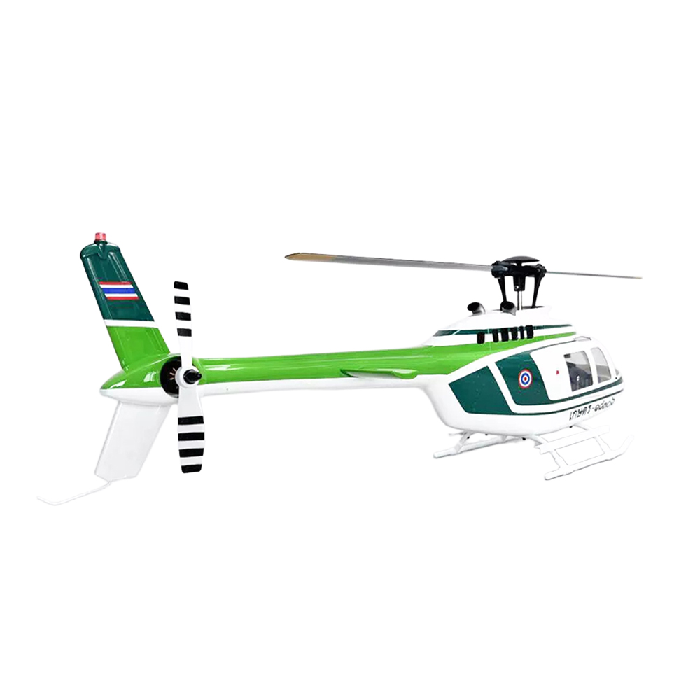 ROBAN Bell-206 450 Class 2.4G 11CH GPS Stabilized Scale Flybarless RC Helicopter RTF With X1 Flight Controller