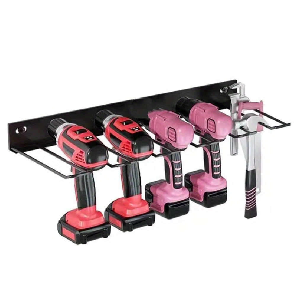 Tool Rack Electric Tool Organizer Heavy-duty Metal Tool Rack Drill Wall-mounted Storage Rack Tool Storage Organizer Bracket