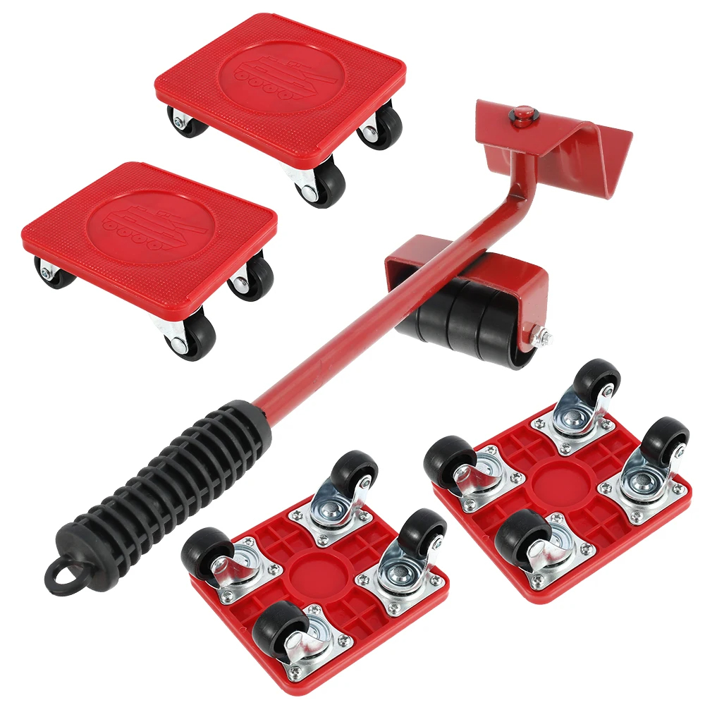 Möbelheber und Transportset mit Universalrad. Handwerkzeuge mit kompakter  Rollenstange für einfaches und effizientes Bewegen von bis zu 400 kg  schweren Möbeln in Rot. Sale - Banggood Deutschland Mobile