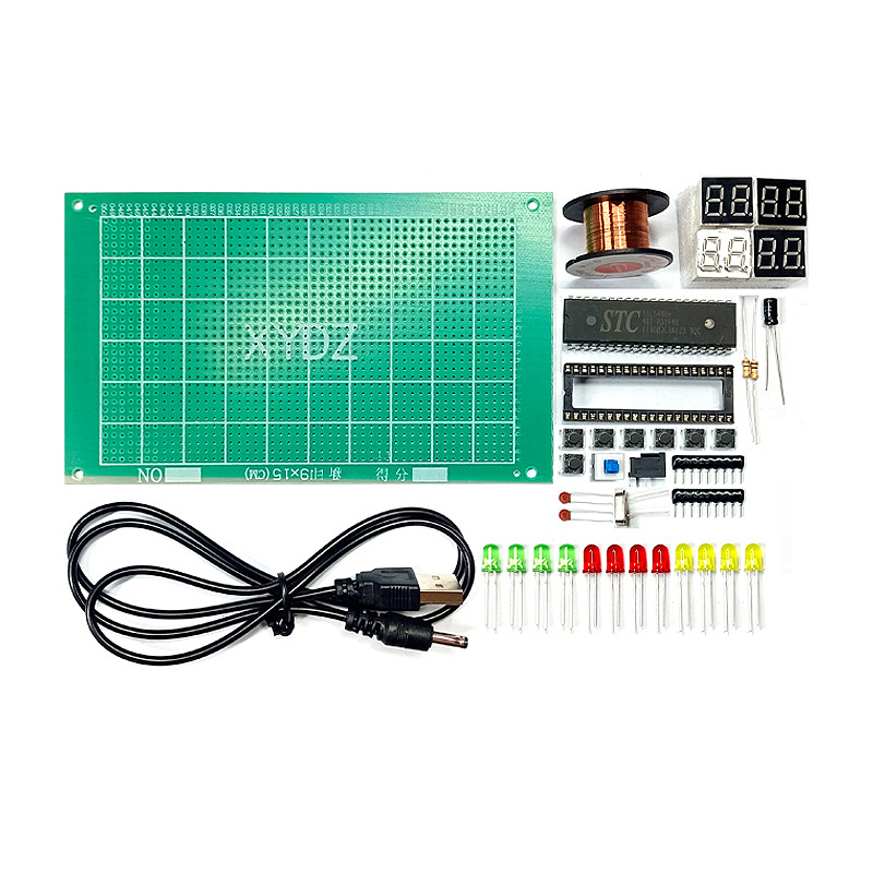 7-key 4-digit Tube Traffic Light Universal Board Module Board