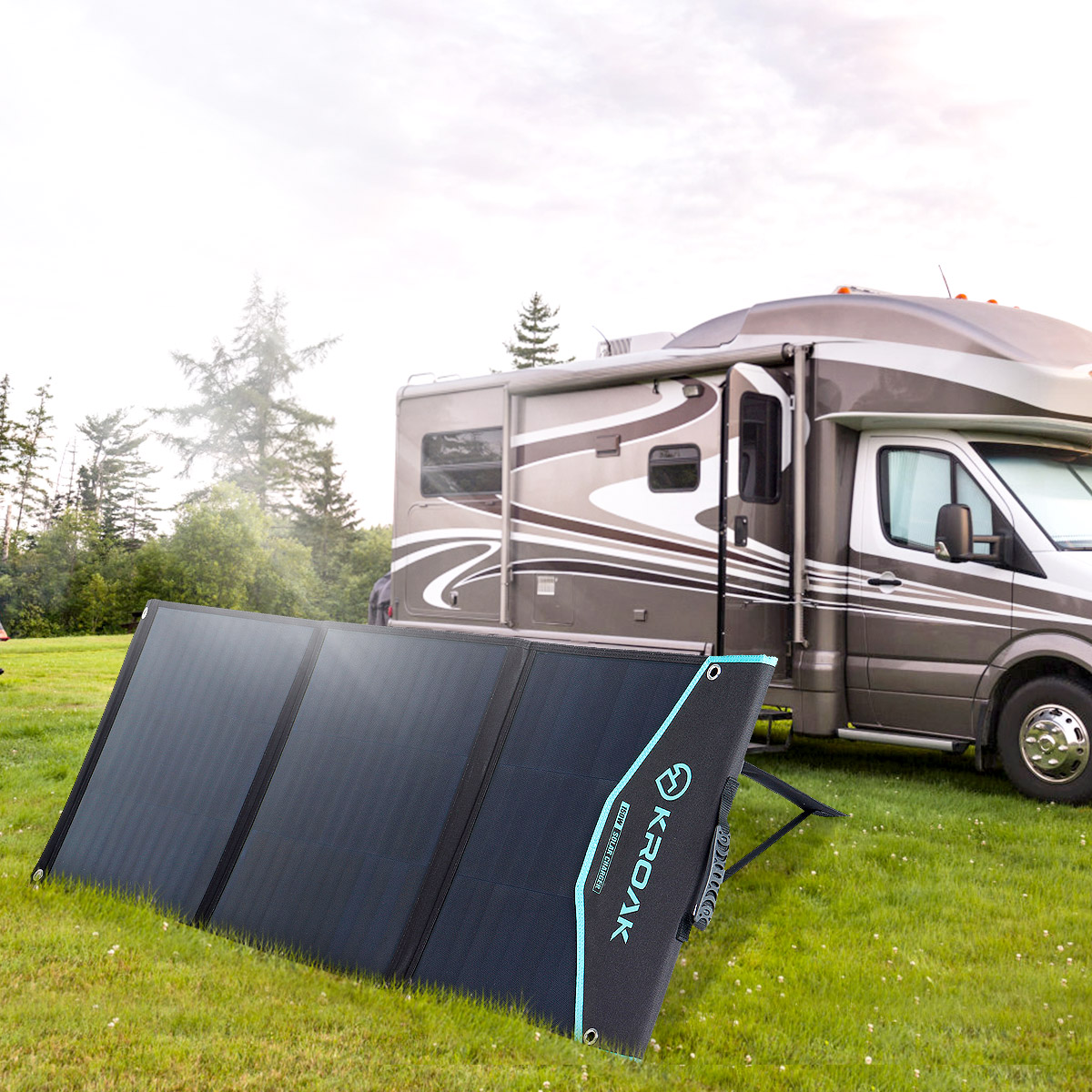 Panel Solar Flexible 160 PRO Negro para autocaravanas y furgonetas camper