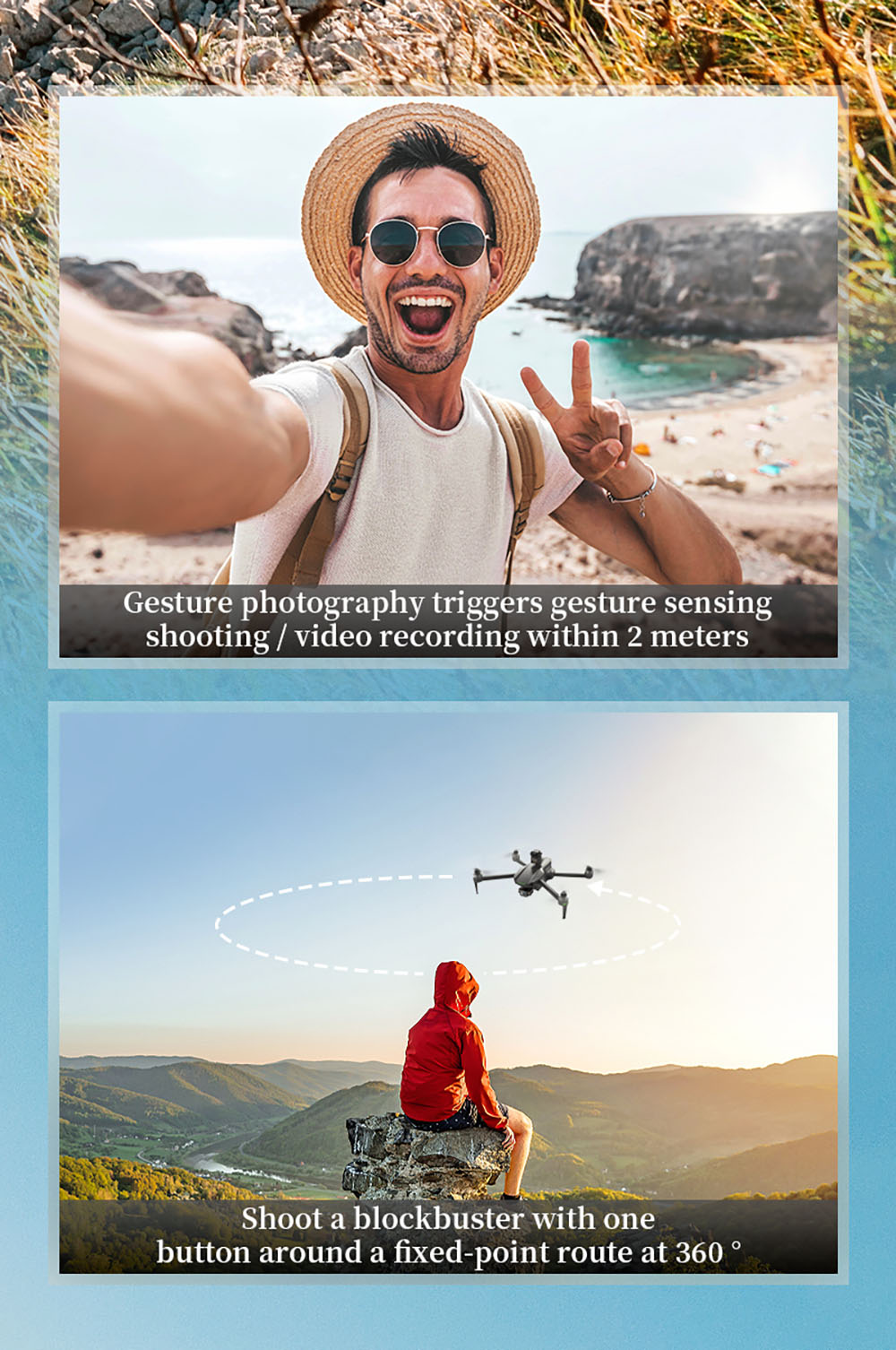 XMR/C M10 PLUS M10+ GPS 4KM 5G Repeater Digital FPV with Real 4K HD Camera 3-Axis EIS Gimbal 360° Obstacle Avoidance Screen Controller Brushless Foldable RC Drone Quadcopter RTF