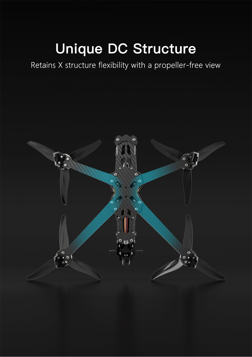 GEPRC Vapor D5 Analog 238.43mm 5 Inch 6S GPS Freestyle FPV Racing Drone PNP BNF with ELRS 2.4G / TBS NanoRX MATEN 5.8G 1.6W VTX