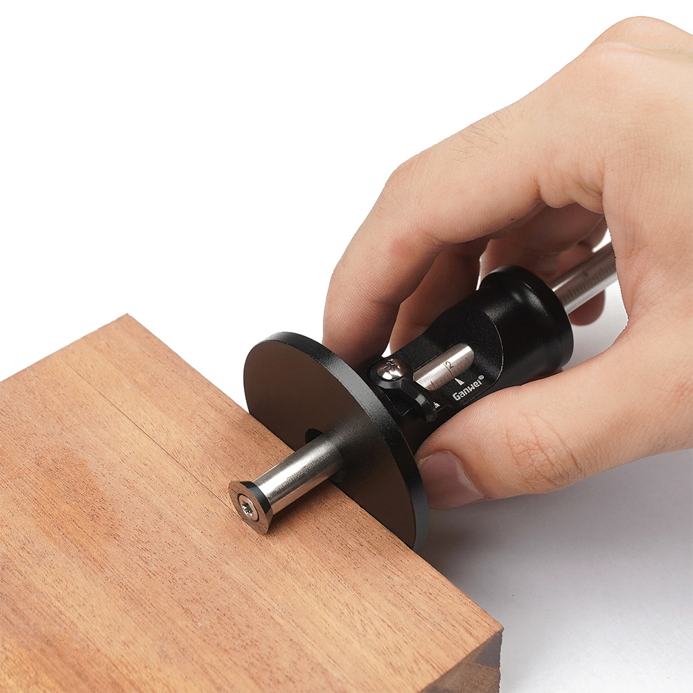 Dovetail Jig Wheel Marking Gauge Tool Set Woodworking Scriber Aluminum Alloy Linear Drawing Mortise Measuring Ruler Wood Joints