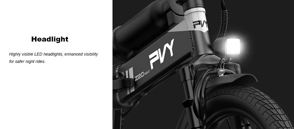 [EU DIRECT] PVY Z20 MAX Electric Bike 36V 15AH+10.6AH Dual Batteries 250W Motor Top Speed 25KM/H 20inch Tires 200KM Max Mileage 150KG Max Load Folding Electric Bicycle