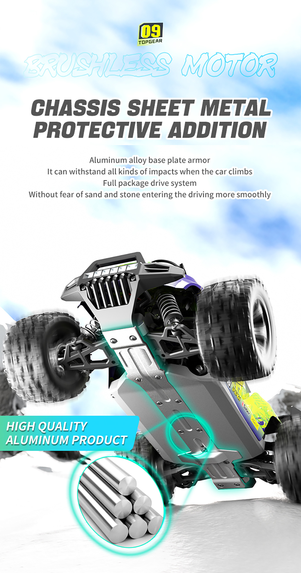 SCY 18101 1/18 2.4G 4WD High Speed RC Car Off-Road Truck Racing Model Full Proportional Control
