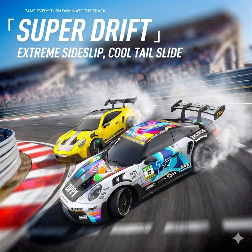 JXC PO4302 RTR 1/43 2.4G 4WD Drift RC Car with Gyro Full