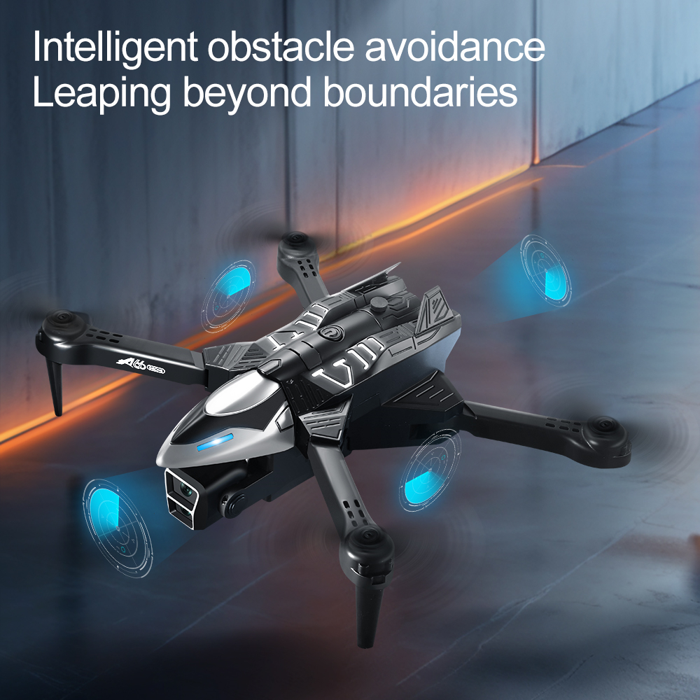 YCRC A66 WiFi FPV with HD Dual Camera 360° Obstacle Avoidance Optical Flow Positioning One-Key Spray Foldable RC Drone Quadcopter RTF