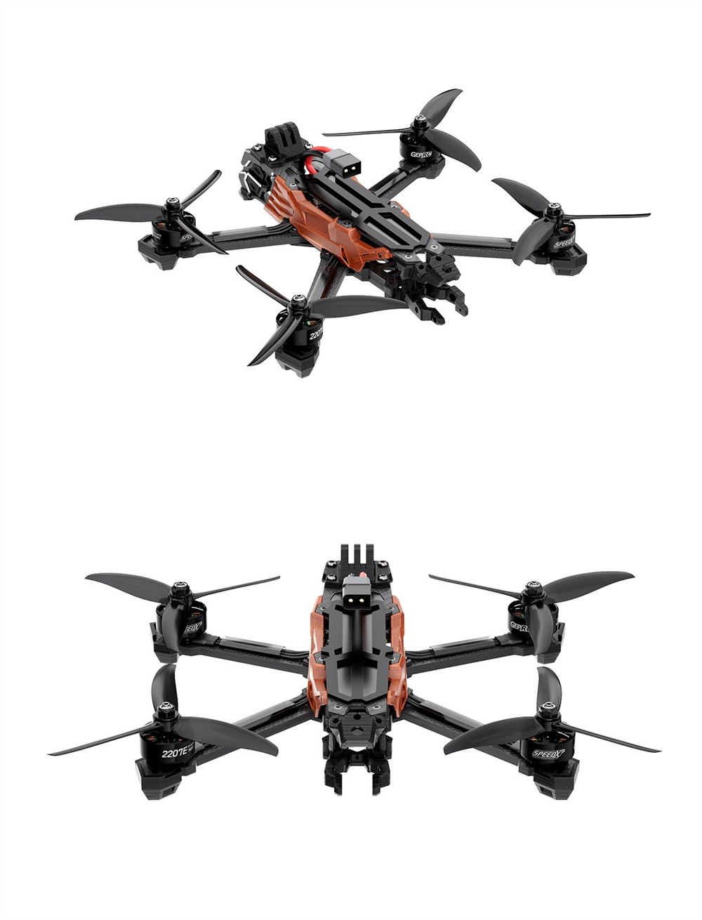 GEPRC Vapor D5 238mm 5 Inch 6S Freestyle RC WTFPV Drone PNP NO VTX NO Camera Compatible with DJI O4 Pro Air Unit