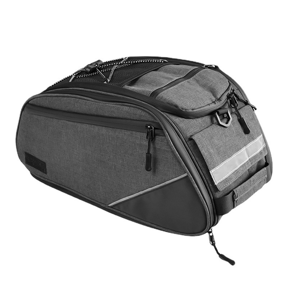 Bike Back Rack Bag Waterproof Bicycle Bag With Reflective Strip Safe Cargo Carrier Pouch Riding Supplies For Storage Cycling