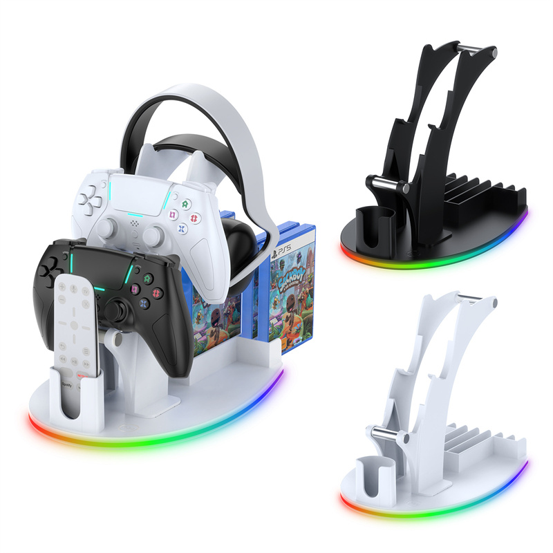 ゲームソフト　0531 ⑧ JYS-P5128 for PS5 Desktop Storage Stand with RGB Light Game