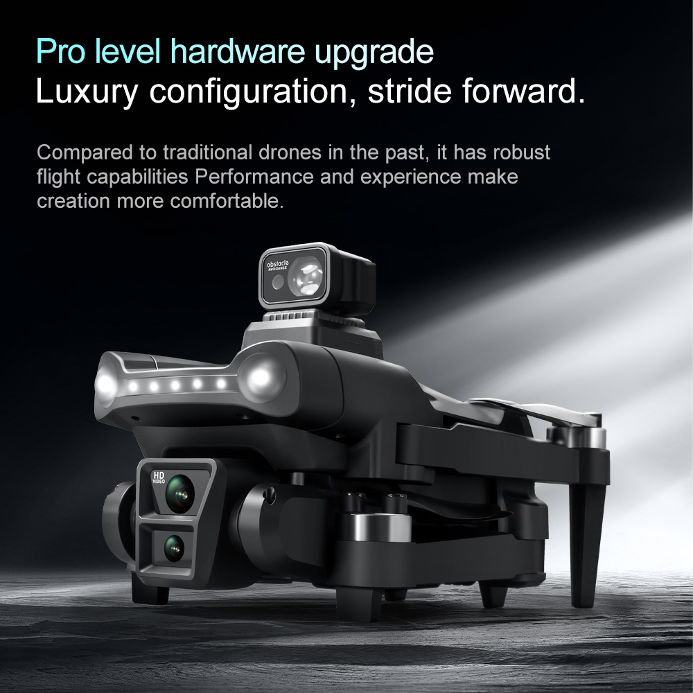 WLRC V198 PRO MAX GPS 5G WiFi FPV with 1080P HD Dual Camera Servo Gimbal 360° Obstacle Avoidance Optical Flow Hover Brushless Foldable RC Drone Quadcopter RTF