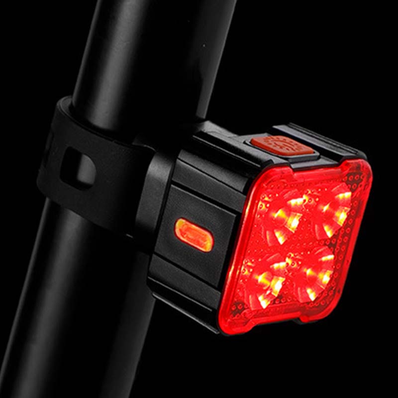 USB Rechargeable Bicycle Light 4-6 Lamp Beads Type-C Charging Cycling Flashlight For Bike Lantern MTB Headlight Taillight