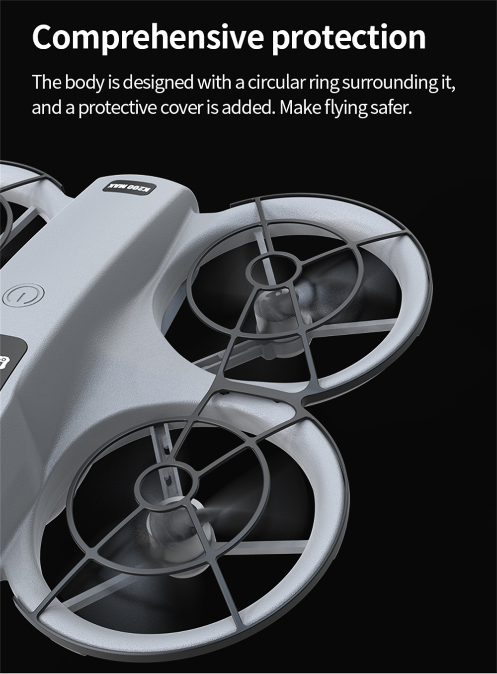 XKJ K200 MAX WiFi FPV with LCD Screen Controller HD Dual Camera Electrically Adjustable Optical Flow Hover Automatic Obstacle Avoidance Dazzling 7-Lights Circle Protection Brushless 2.4G 4CH 6-Axis Remote Control Toys RC Drone Quadcopter RTF