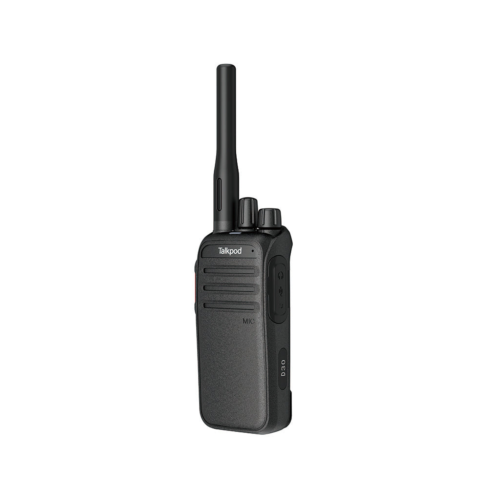Talkpod D30-D4-U1 5W Walkie Talkie UHF400-470MHz 16 Channels Long Range DMR Digital Portable Handheld Two-way Radio