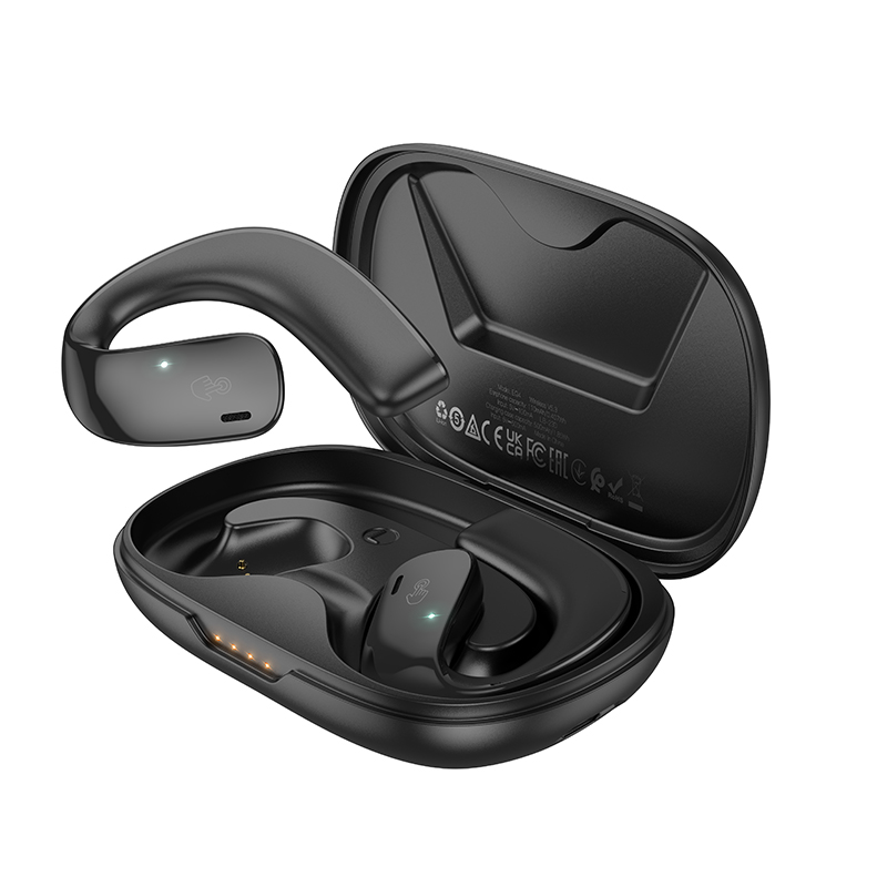 HOCO EQ4 TWS bluetooth 5.3 HiFi Stereo 500mAh Battery IPX4 Waterproof Earhooks Sports Headphone with Mic