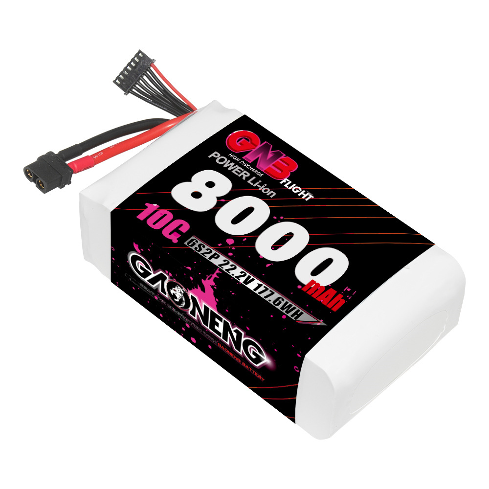 Gaoneng GNB 22.2V 8000mAh 10C 6S LiPo Battery XT30 / XT60 Plug for RC Car Airplane Multi-Rotor Drone