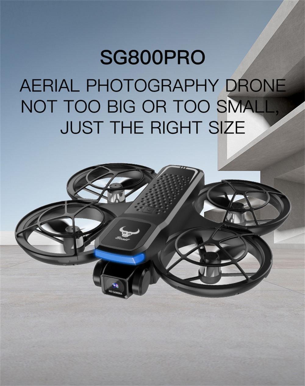 ZLL Beast SG800 PRO WiFi FPV with LCD Screen Controller HD ESC Dual Camera Optical Flow Positioning Hover Brushless Circle Protection Kids Gifts 2.4G 4CH 6-Axis Remote Control RC Toys Drone Quadcopter RTF