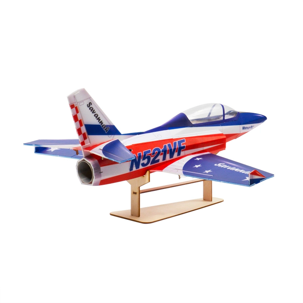 MinimumRC Savannah Jet 4 Channels 30mm EDF 420mm Wingspan RC Airplane Fixed Wings KIT+EDF