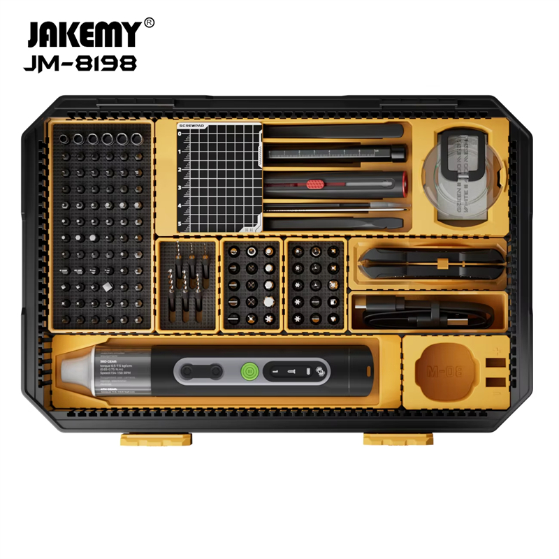 Jakemy JM-8198/135pcs JM-8199/257pcs Repair Tool Kit CR-V Steel