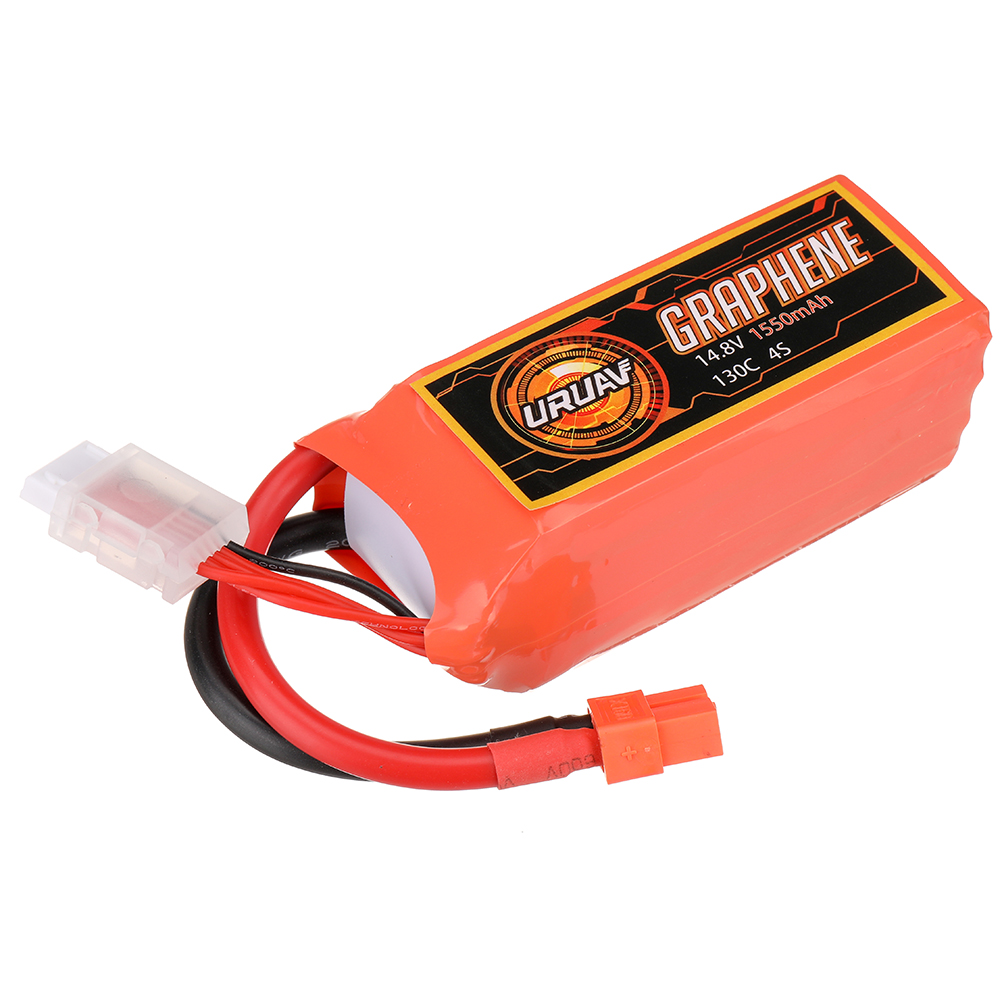 URUAV GRAPHENE 14.8V 1550mAh 130C 4S LiPo Battery XT60 Plug for RC Drone