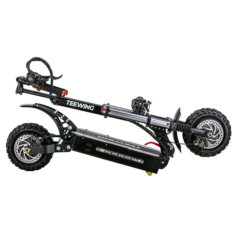 [US DIRECT] Teewing X4 60V 33Ah 5600W Dual Motor 11 Inch Electric Scooter 62KM Range 200KG Max Load