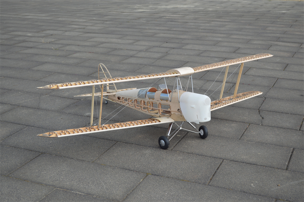Tony Ray's Aero Model DH.82 Tiger Moth 1/6 Balsawood 1500mm Wingspan RC Airplane KIT