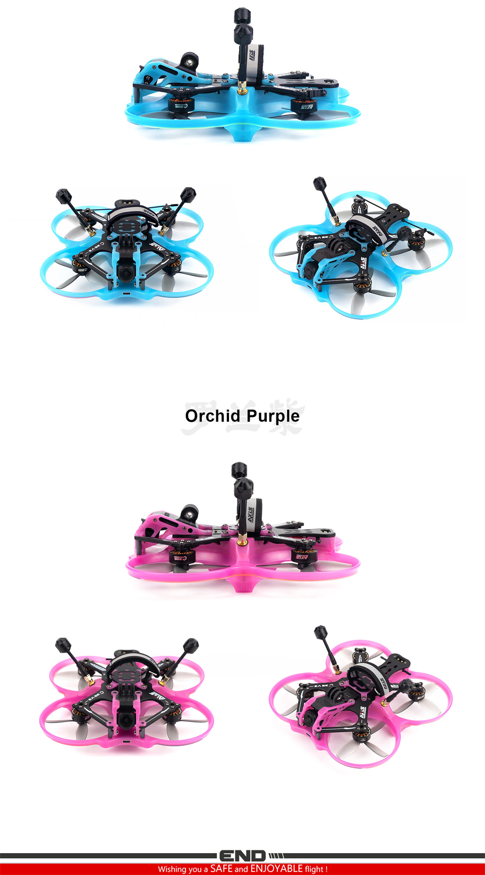 Axisflying Cineon C35V3 O4 160mm 3.5 Inch 6S GPS Cinewhoop / Cinematic RC FPV Racing Drone BNF with F745 AM32 HD Digital System