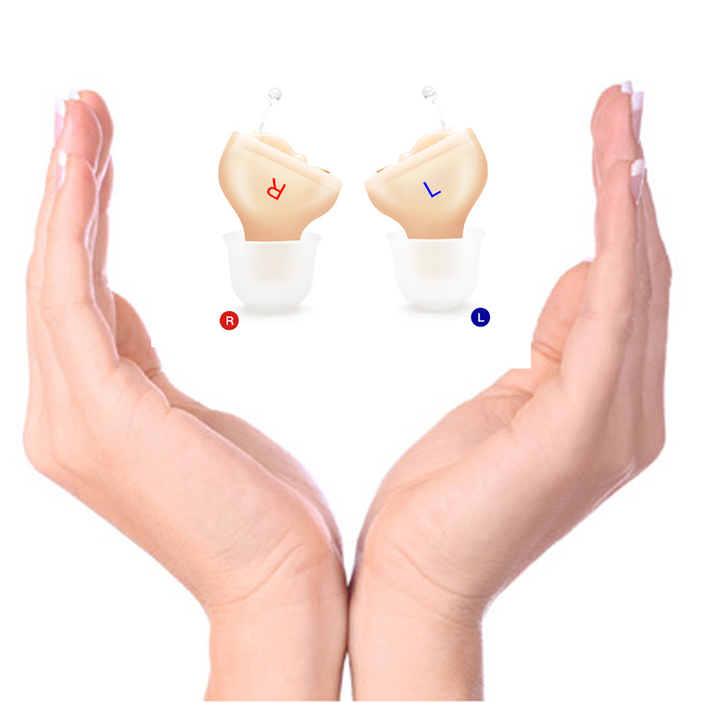 26dB For Elderly Deaf Mini Hearing aid 300-4800MHz Sound Amplifier Invisible Hearing Loss