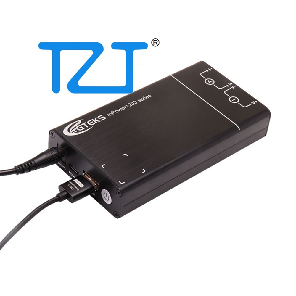 TZT mPower1203 DC Power Monitor Portable Analyzer Adjustable Regulated Output High Precision 0-20A Current Range