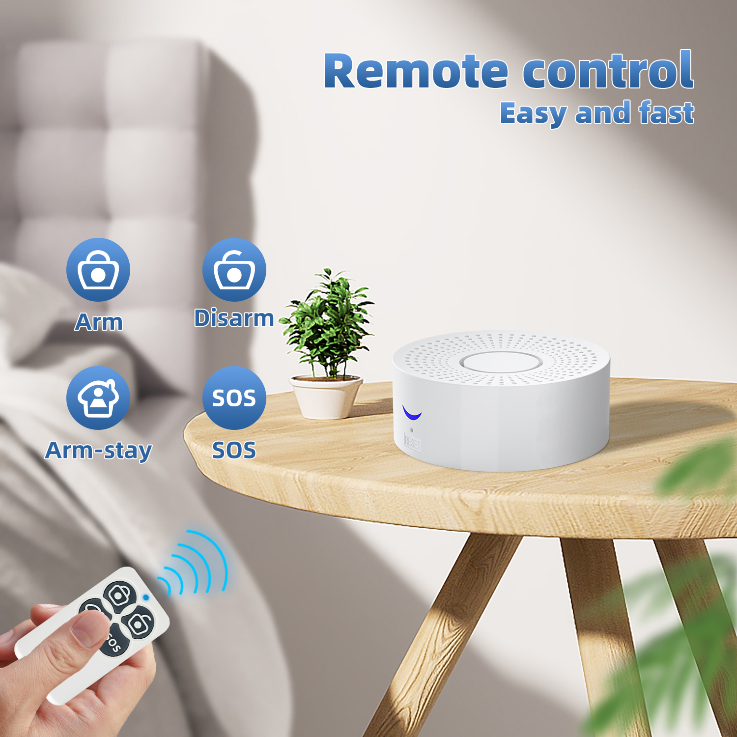 WiFi Door Alarm System Wireless DIY Smart Home Security System with Phone APP Alert  Work with Alexa and Google