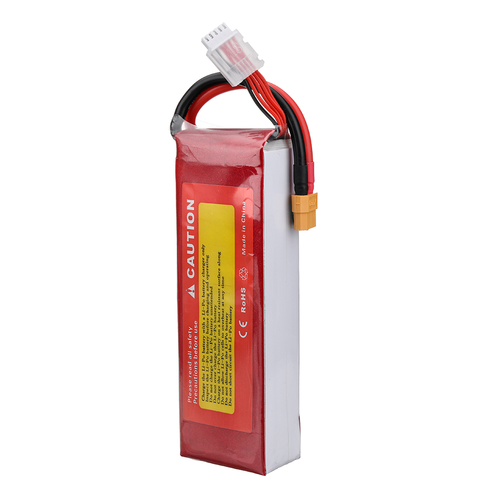 ZOP Power 14.8V 5000mAh 60C 4S LiPo Battery XT60 Plug for RC Drone