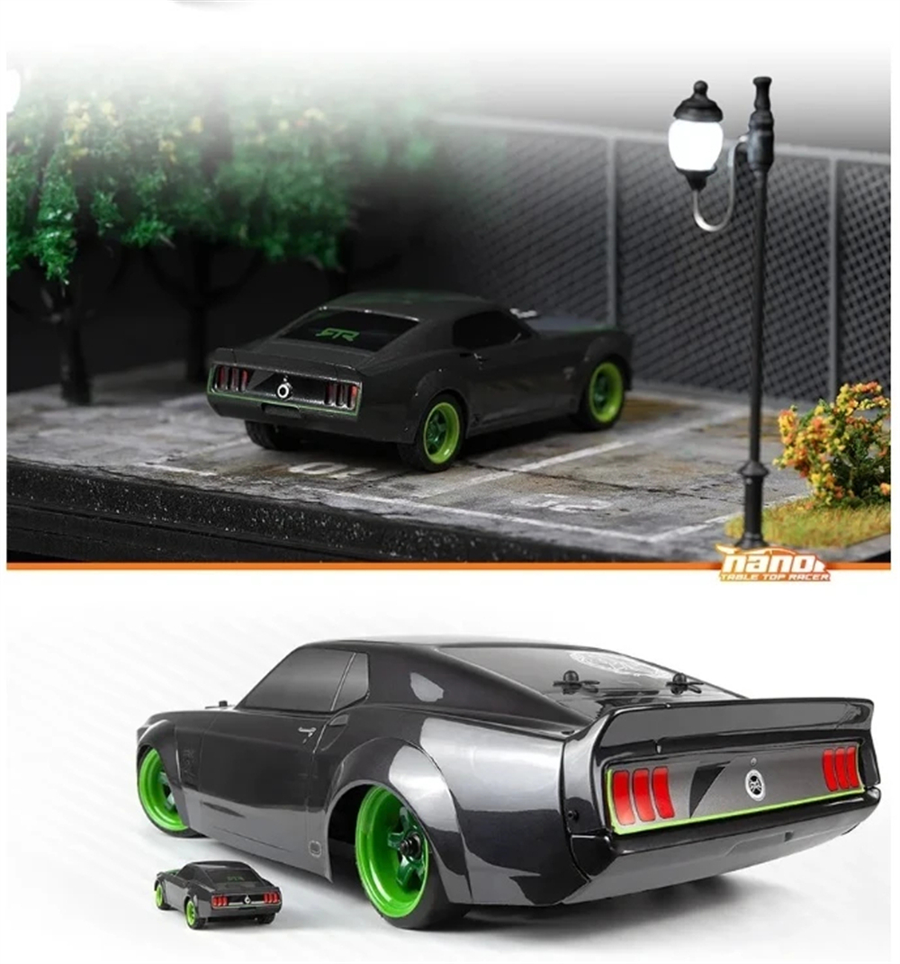 HPI 160980 1/64 2WD 2.4G Drift RC Car Nano TTR Mustang Geunine Authorization Vehicle Models RTR