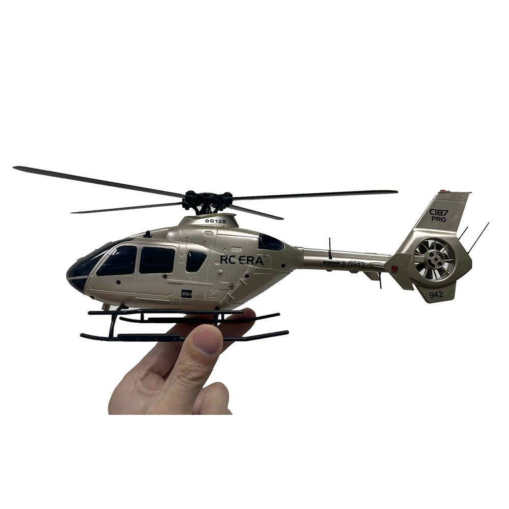 RC ERA C187 PRO 2.4G 6CH 6-Axis Gyro Optical Flow Localization Altitude Hold 1:36 EC135 Scale RC Helicopter RTF