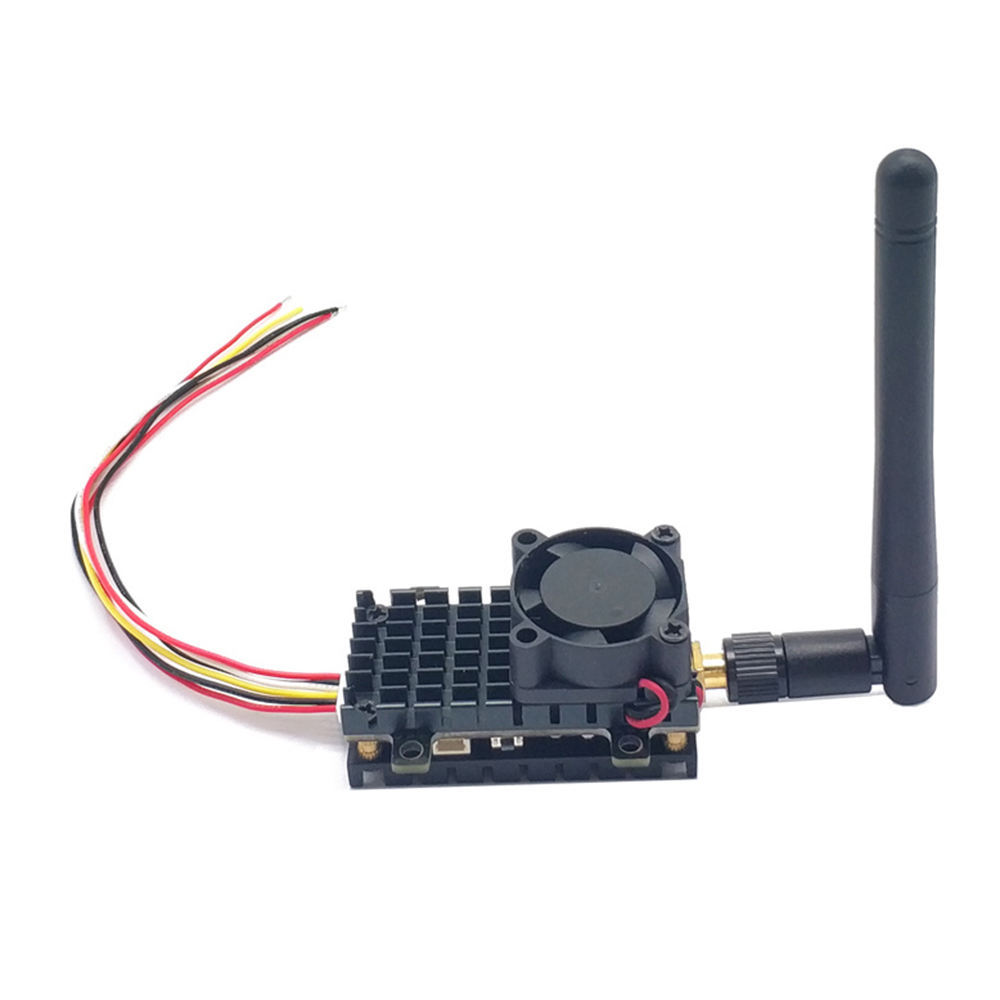 EWRF Long Range 5.8Ghz 2W FPV Wireless Transmitter 2000mW VTX with Dual Video FPV Camera 2.1mm CMOS 1200TVL for RC Drone