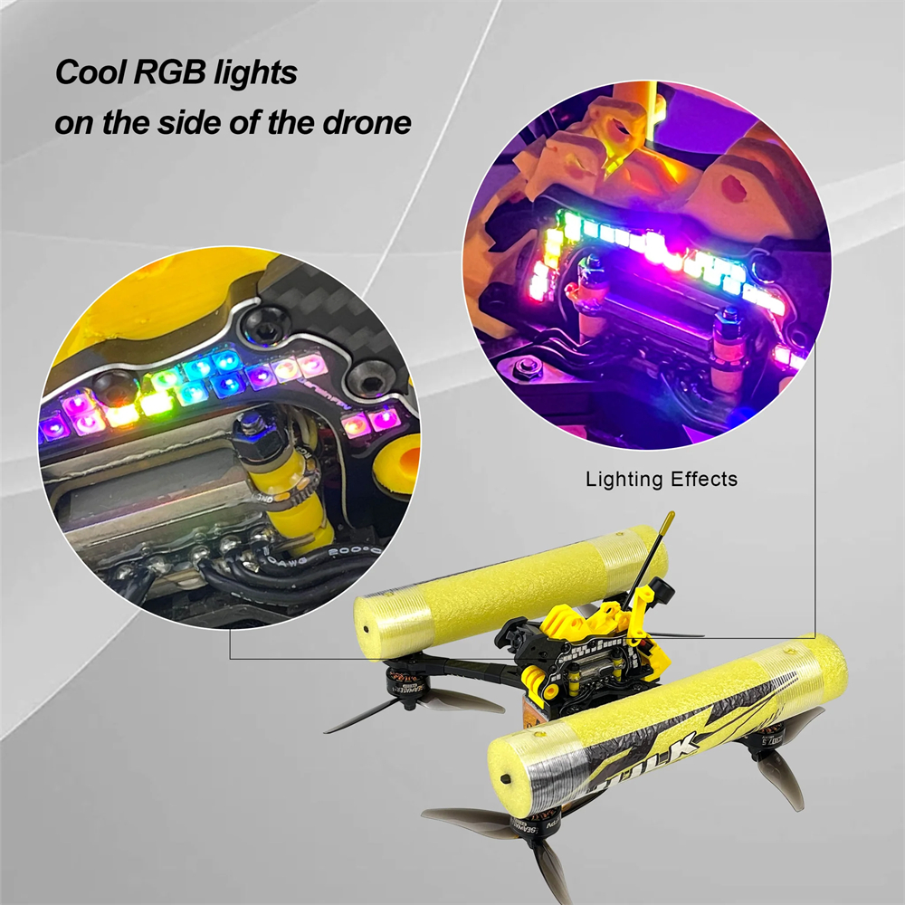 DarwinFPV HULK Ⅱ Analog / O4 Pro 227mm 6S 5 Inch Waterproof RC FPV Racing Drone BNF with 2307.5 Brushless Motor