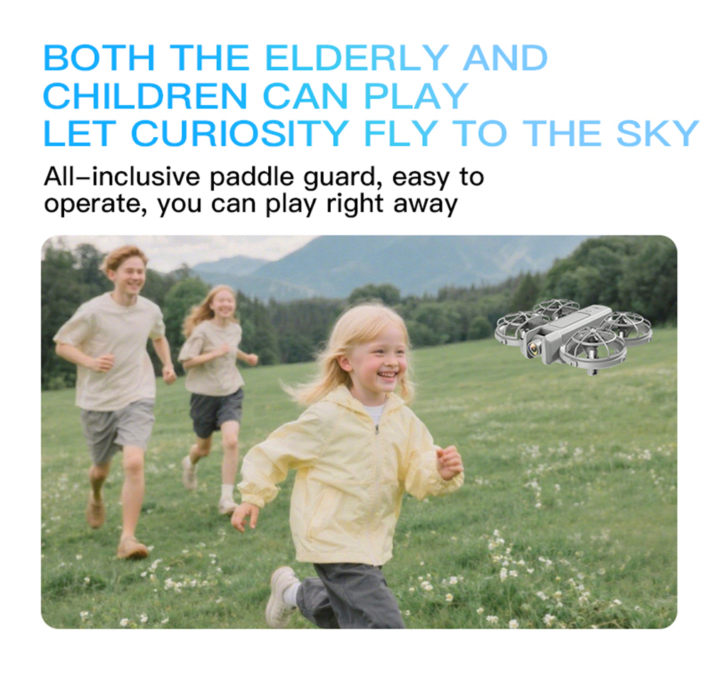 KFPLAN KF600 WiFi FPV with Screen Controller HD Camera Optical Flow Hover Circle Protection Kids Gifts Dazzling Lights 2.4G 4CH 6-Axis Remote Control RC Toys Drone Quadcopter RTF