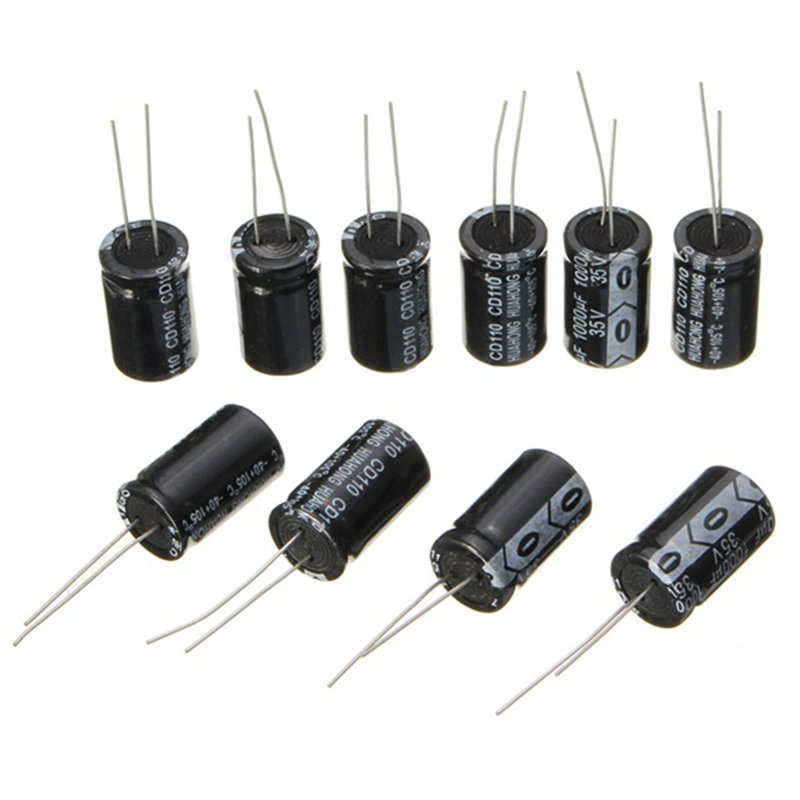 Geekcreit® 10pcs 35V 1000uF Electrolytic Capacitor Low ESR 13 x 20mm