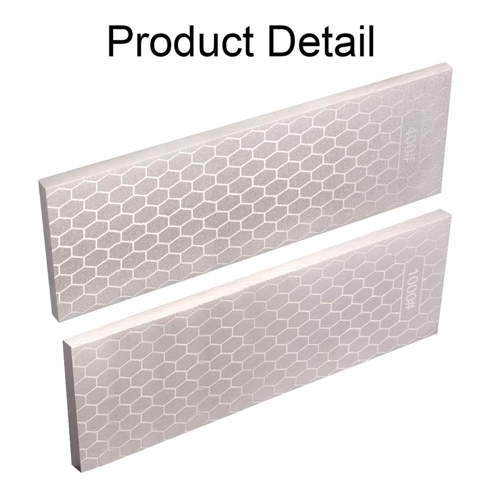 Rhombic/ Honeycomb/ Full Sand Double-Sided Diamond Sharpening Plate Diamond Sharpener for Knife Sharpening