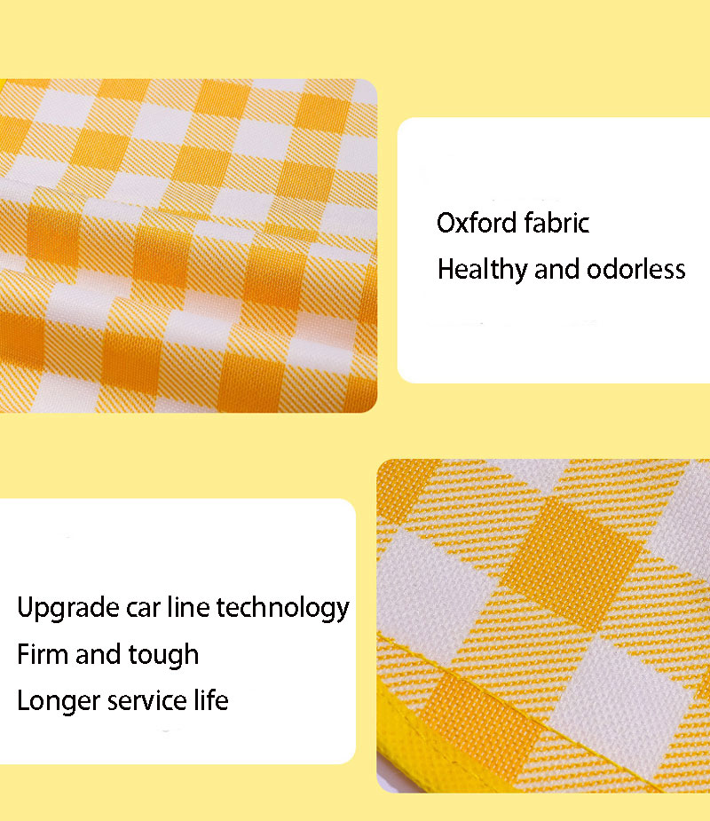 Thickened Picnic Mat Moisture-Proof Outdoor Camping Mat Portable Travel Waterproof Grid Mat
