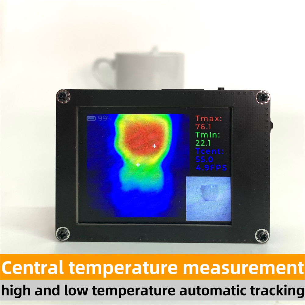 TICAM1 Industrial Infrared Thermal Imaging Camera with 200MP Visible Light Lens Thermometer Temperature Detect Floor Heating