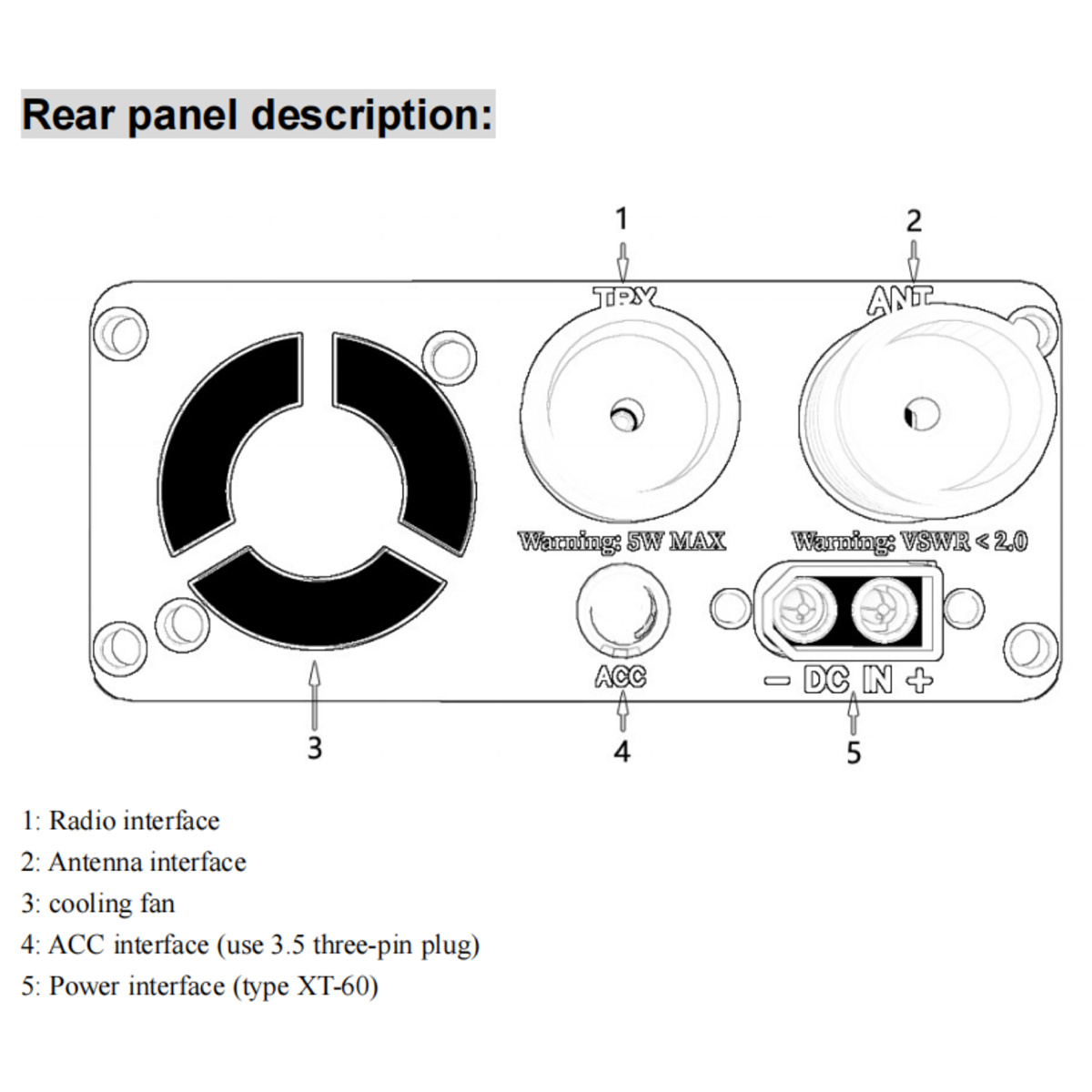MICRO PA50 Power Amplifier Advanced Audio Amplification Dual Air Intake Cooling System 0.96