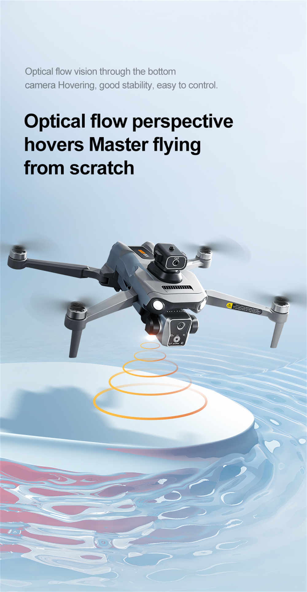 XKJ K19 MAX GPS 5G WiFi FPV with 5.9inch LCD Screen Controller HD Dual Camera Servo Gimbal 360° Obstacle Avoidance One-Key Airdrop Brushless Foldable RC Drone Quadcopter RTF