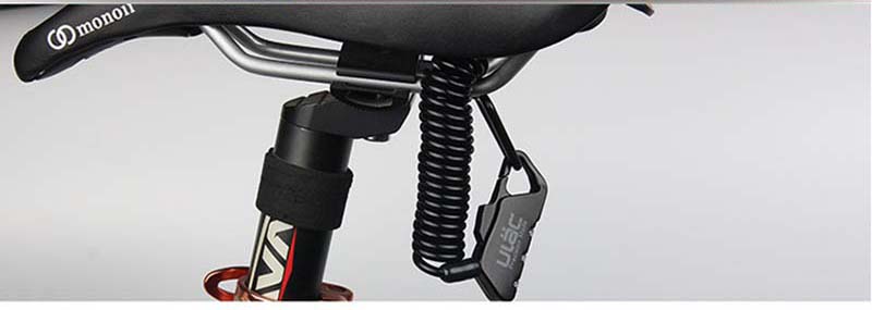 ULAC K2N Bike Convenient Lock 0.06kg Lightweight Metal Outdoor Password Safe Bicycle Lock For MTB Bike