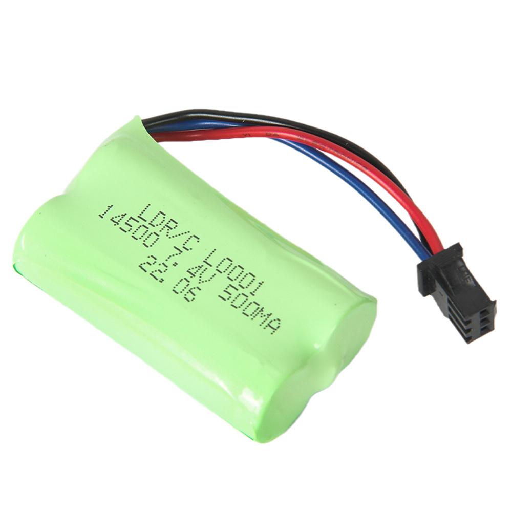 LDRC A86 A86P 1/18 RC Car Spare 7.4V 500mAh 2S Li-ion Battery SM Plug LA0001 Drift Vehicles Models Parts Accessories