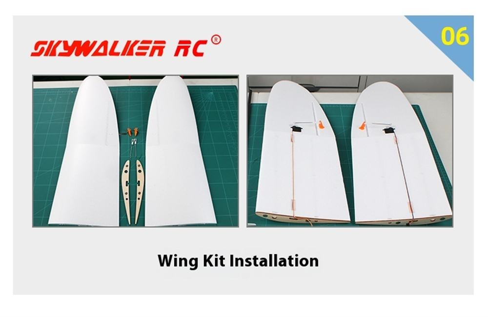 Skywalker JENNY 1200mm Wingspan EPO RC Airplane Fixed Wing KIT