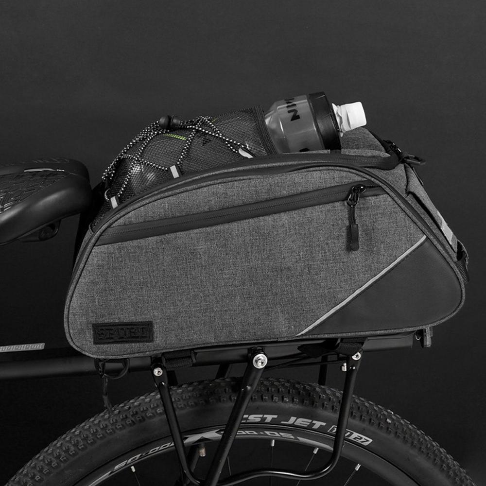 Bike Back Rack Bag Waterproof Bicycle Bag With Reflective Strip Safe Cargo Carrier Pouch Riding Supplies For Storage Cycling